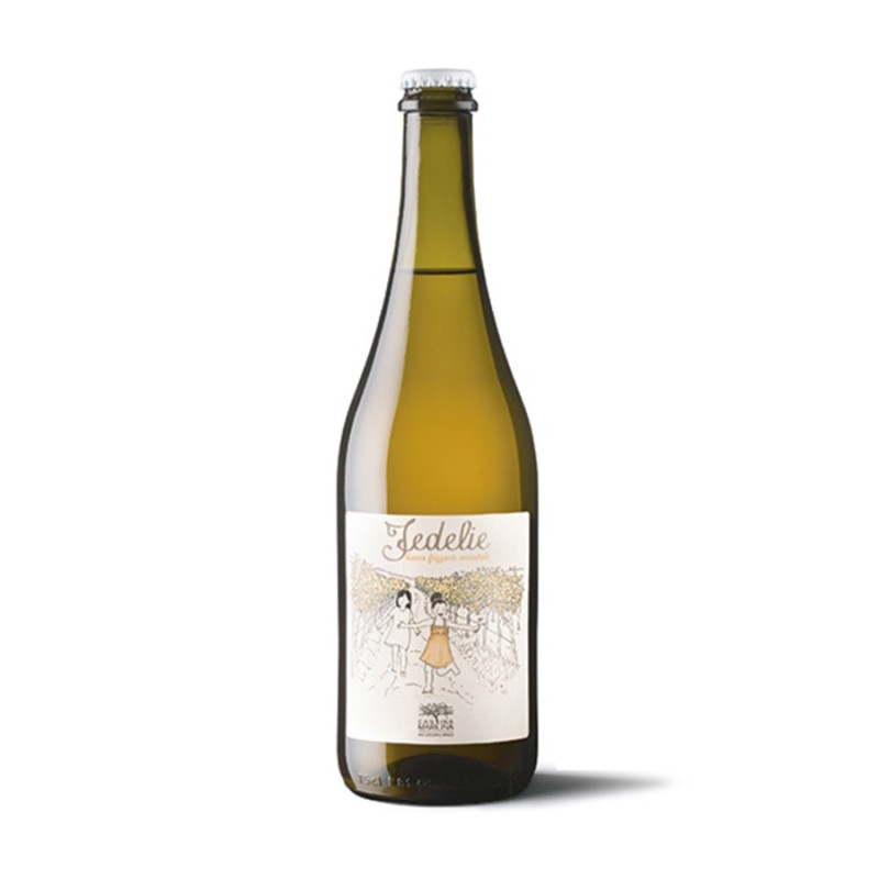 Moscato Frizzante Secco Metodo Ancestrale Terre Siciliane IGT Fedelie - Cantina Marilina