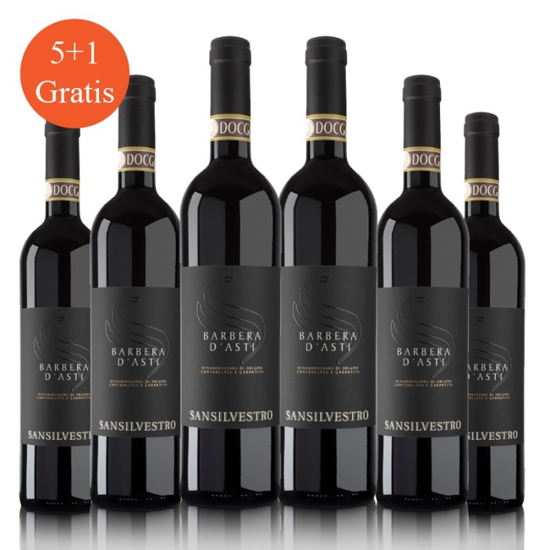 Barbera d'Asti DOCG 2020 - Sansilvestro [5+1 gratis]