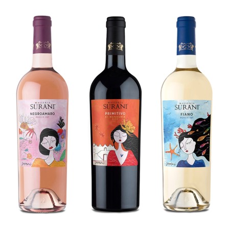 Primitivo + Fiano + Negroamaro Rosé - Masseria Surani [3 bot.]