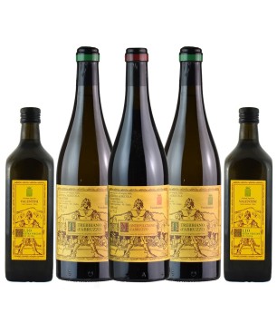 Valentini Box [2 bot: Trebbiano, 1 bot: Montepulciano, 2 bot: Olio EVO]