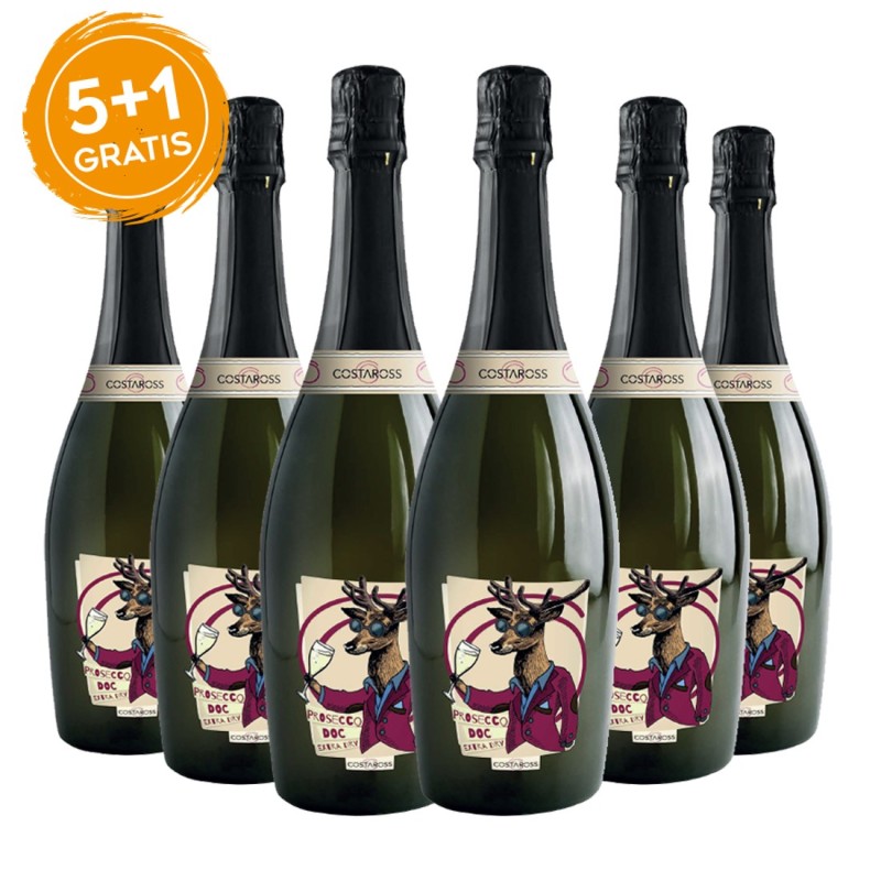 Prosecco DOC Extra Dry - Costaross [5+1 gratis]