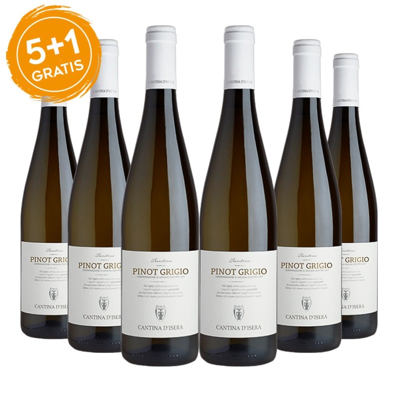 Pinot Grigio Trentino DOC 2022 - Cantina D'Isera [5+1 gratis]