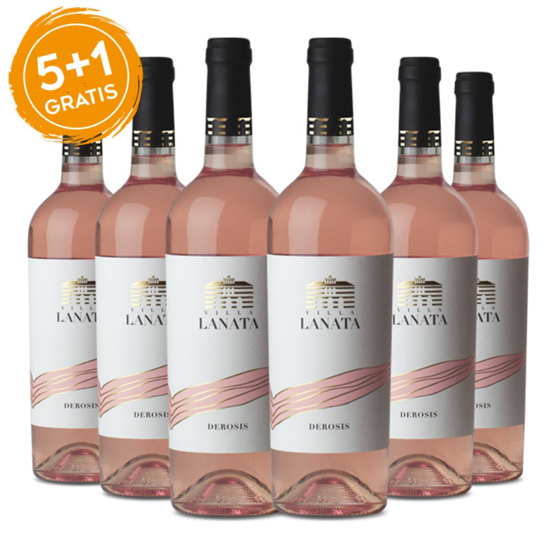 Nebbiolo Rosato Piemonte DOC Derosis - Villa Lanata [5+1 gratis]