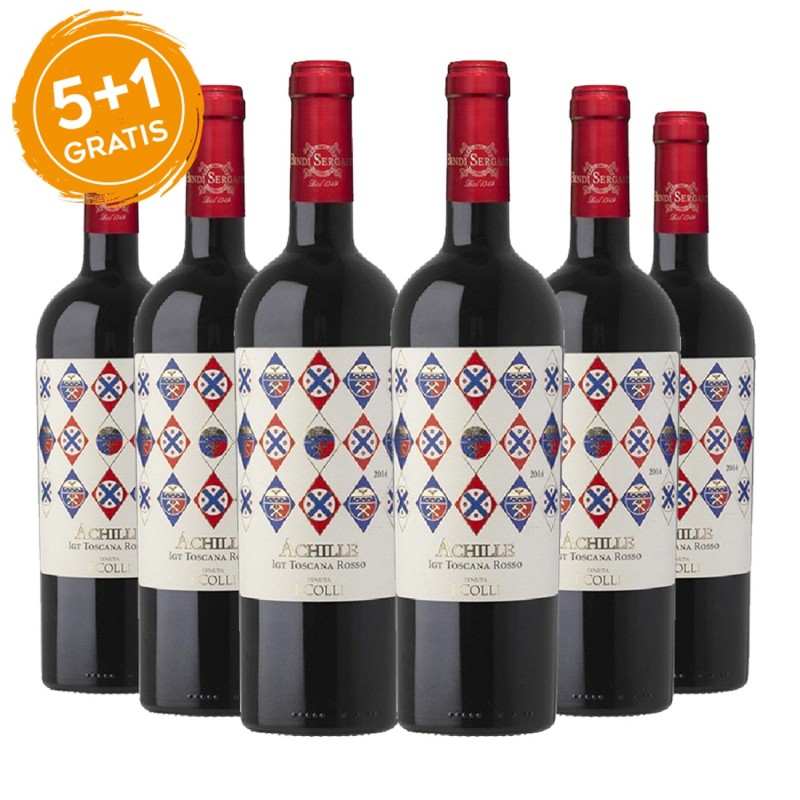 Toscana Rosso IGT Achille 2020 - Bindi Sergardi [5+1 gratis]