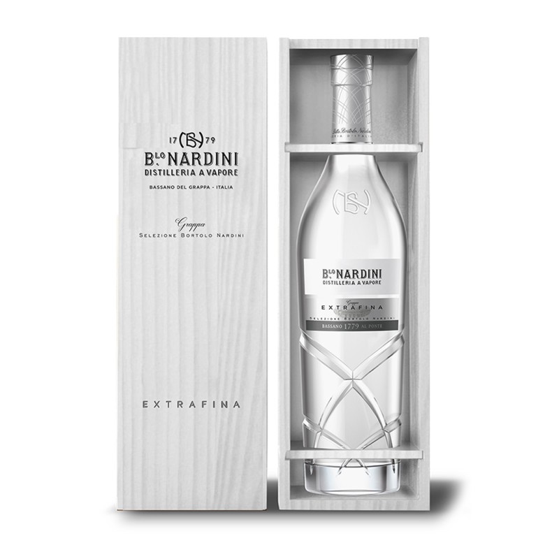 Grappa Extrafina Selezione Bortolo Nardini [0.70 lt, Astuccio in Legno] - Nardini