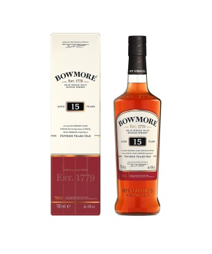 Scotch Whisky Bowmore 15 y Single Malt - Bowmore [0.70lt, Astuccio]