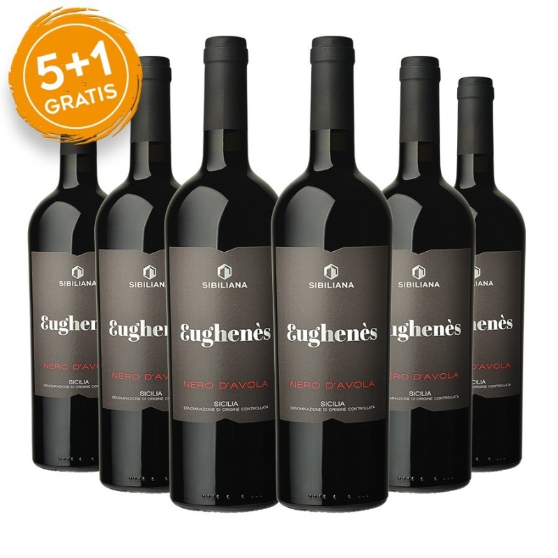 Nero d'Avola Sicilia DOC Eughenes 2020 - Sibiliana [5+1 gratis]