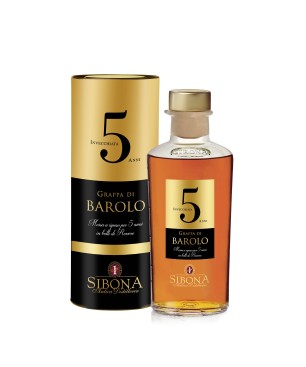 Grappa Riserva Barolo 5 Anni - Sibona [0.50 lt]