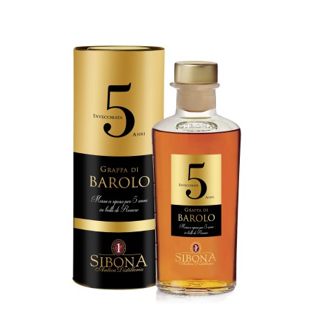 Grappa Riserva Barolo 5 Anni - Sibona [0.50 lt]