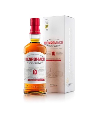 Whisky Benromach 10 years old Speyside Single Malt Scotch - Benromach [0.70 Lt, Astucciato]