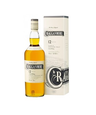 Whisky Cragganmore 12 years Speyside Single Malt Scotch - Cragganmore [0.70 Lt, Astucciato]