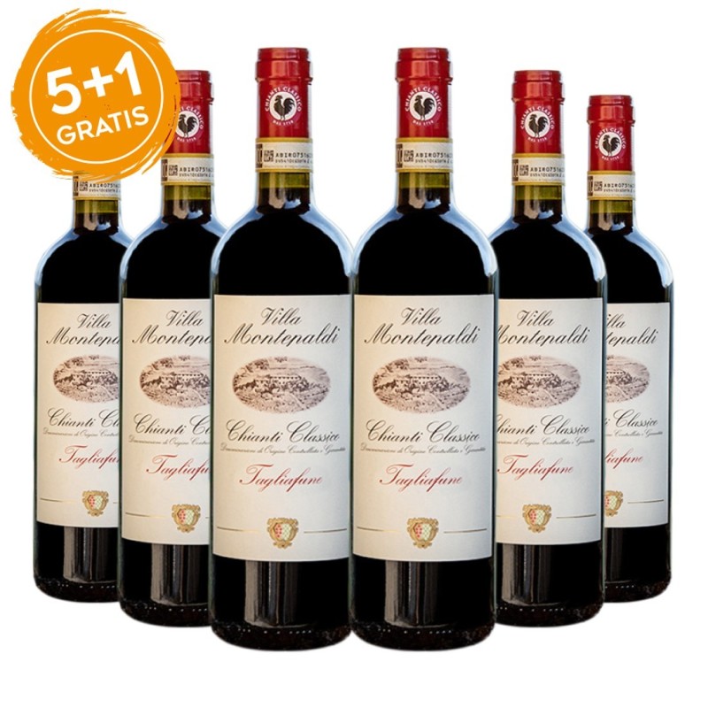 Chianti Classico DOCG Tagliafune 2019 - Villa Montepaldi [5+1 gratis]