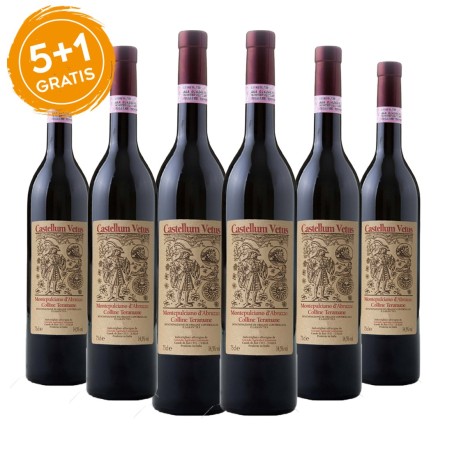 Montepulciano d'Abruzzo DOC Castellum Vetus 2016 - Centorame [5+1 gratis]