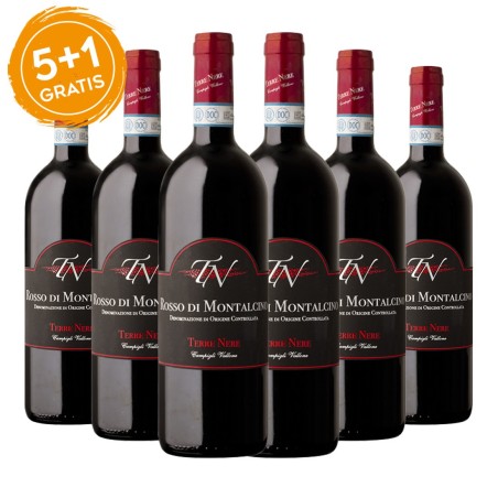 Rosso di Montalcino DOC 2018 - Terre Nere [5+1 gratis]