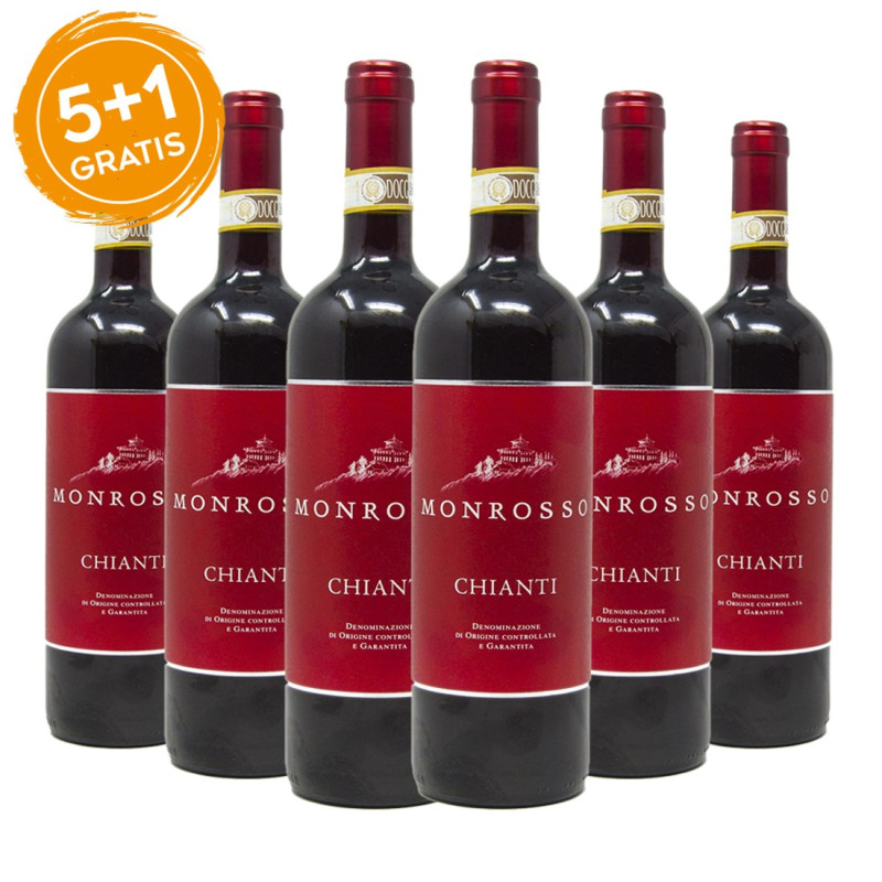 Chianti DOCG Monrosso Etichetta Rossa 2019 - Castello di Monsanto [5+1 gratis]