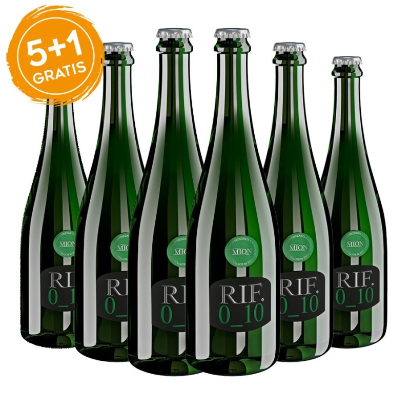 Glera Frizzante Bianco Rifermentato in Bottiglia RIF.0_10 - Mion [5+1 gratis]