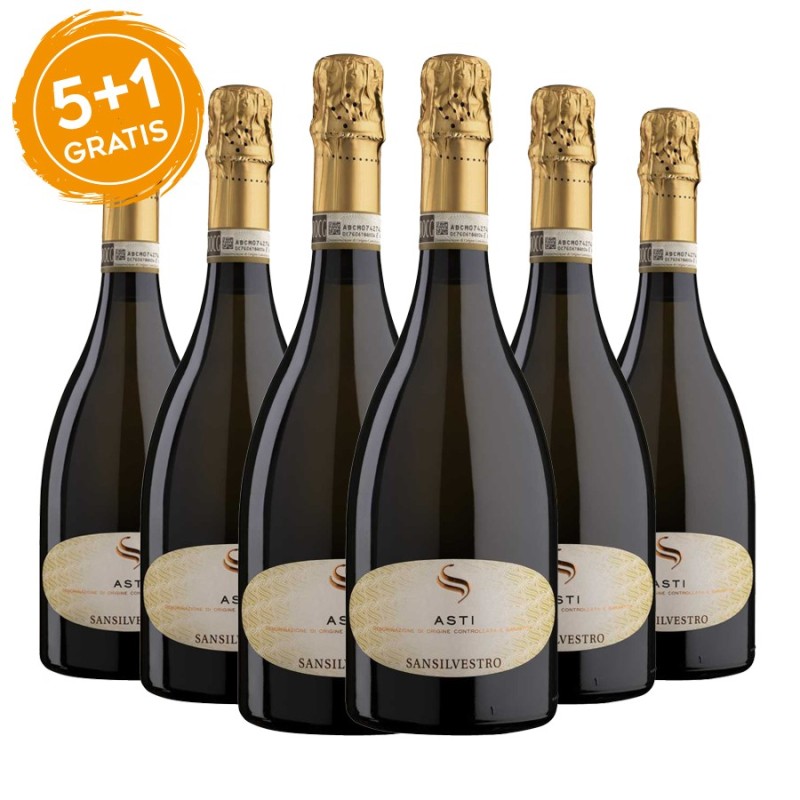 Spumante Dolce Asti DOCG - Sansilvestro [5+1 gratis]