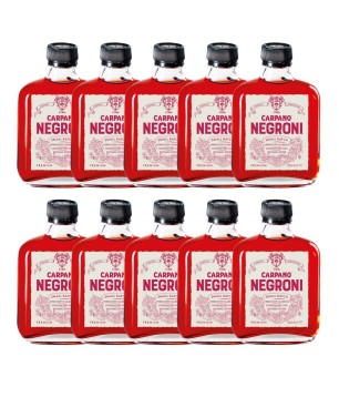 Cocktail Negroni Carpano Ready to Drink - Distillerie Fratelli Branca [0.10 lt, Box da 10 pezzi]