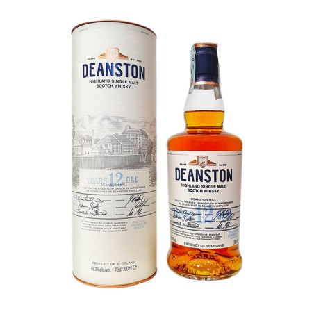 Whisky Deanston 12 years Highland Single Malt Scotch [0.70 Lt, Astucciato]