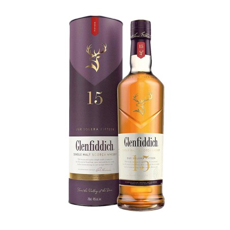 Whisky Glenfiddich 15 years Solera Single Malt Scotch - Glenfiddich [0.70 Lt, Astucciato]