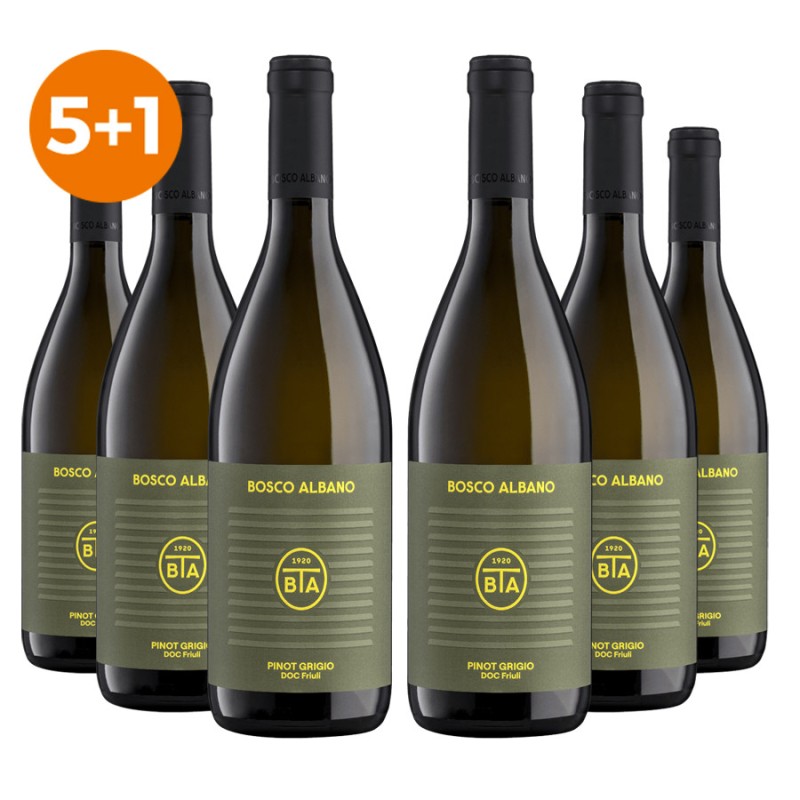 Pinot Grigio Friuli DOC - Bosco Albano [5+1 gratis]