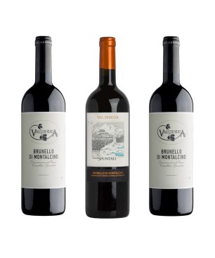 2 bot. Brunello Val di Suga + 1 bot. Brunello Vigna Spuntali - Val di Suga