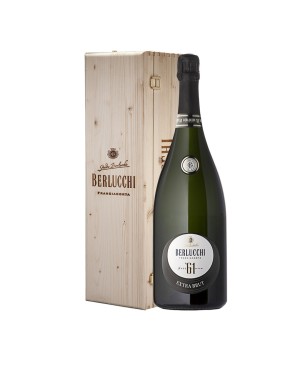 Franciacorta DOCG Extra Brut '61 - Berlucchi [Doppia Magnum, Cassetta di Legno]