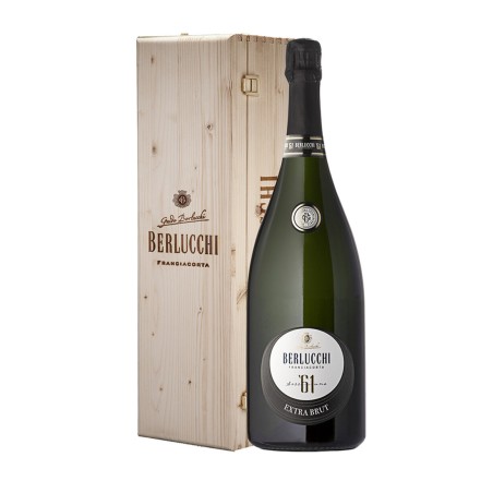 Franciacorta DOCG Extra Brut '61 - Berlucchi [Doppia Magnum, Cassetta di Legno]