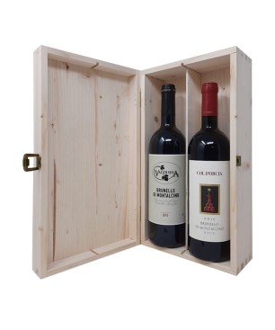 Brunello Duo Col d'Orcia e Val di Suga [2x bot. Cassetta di Legno]