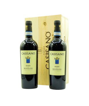 Rosso di Montalcino Casisano 2020 [2 bot, Cassetta di Legno]