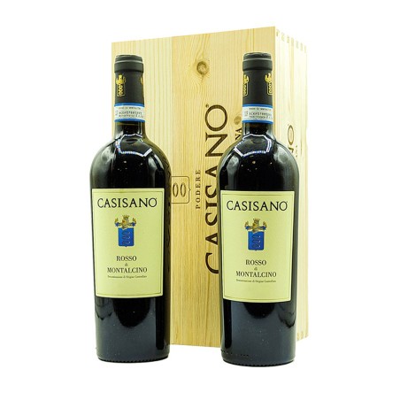 Rosso di Montalcino Casisano 2020 [2 bot, Cassetta di Legno]