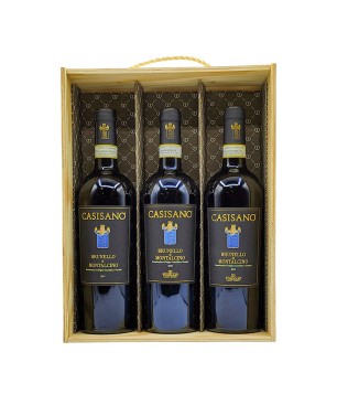 Brunello di Montalcino Casisano Verticale 2010, 2013, 2017 [3 bot, Cassetta di Legno]