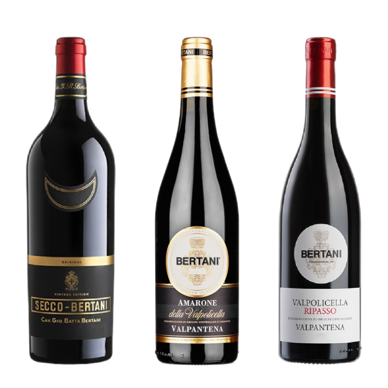 Amarone Valpantena + Ripasso Valpantena + Secco Bertani - Bertani [3 bot.]