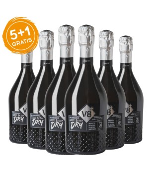 Prosecco Valdobbiadene Superiore DOCG Piero Extra Dry - V8+ Vineyards [5+1 gratis]