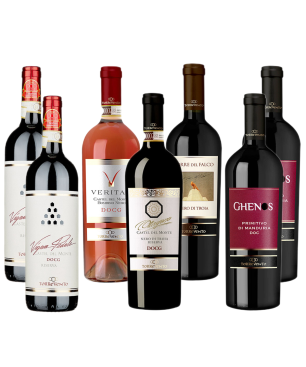 Torrevento Box: 2 bot. Vigna Pedale, 2 bot. Primitivo Ghenos, Torrefalco, Ottagono, Veritas