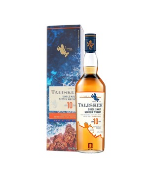 Whisky Talisker 10 Years old Single Malt Scotch - Talisker [0.70 Lt, Astucciato]