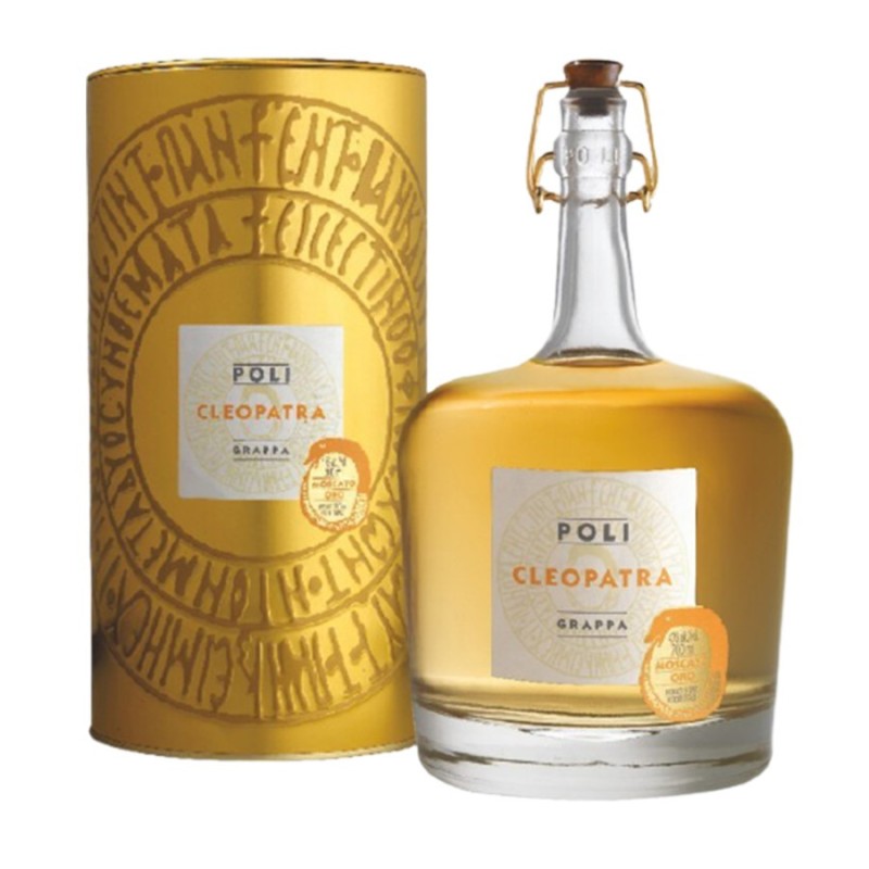 Grappa Cleopatra Moscato Oro - Poli [Astucciata, 0.70 lt]