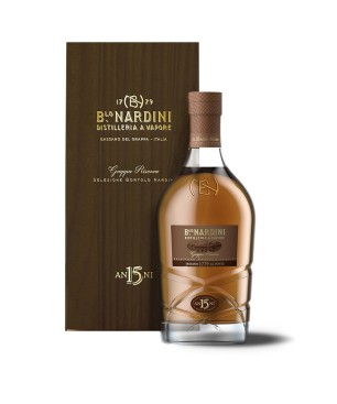 Grappa Riserva 15 anni Selezione Bortolo Nardini [0.70 lt, Astuccio in Legno] - Nardini