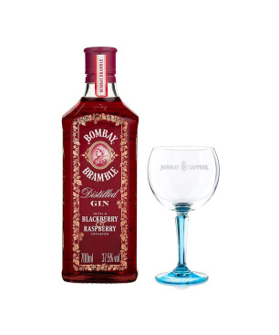 Gin Bombay Bramble - Bombay Sapphire [0.70 lt] + Baloon in OMAGGIO