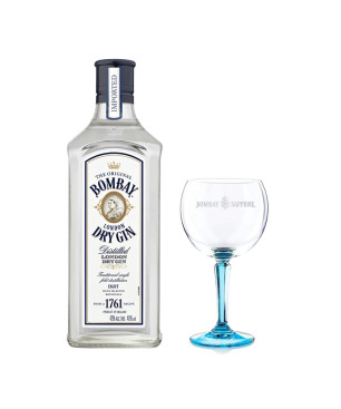 Gin Bombay Dry The Original - Bombay Sapphire [1 lt] + Baloon in OMAGGIO