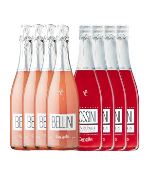 Cocktail Bellini e Rossini - Canella [8 bot.]