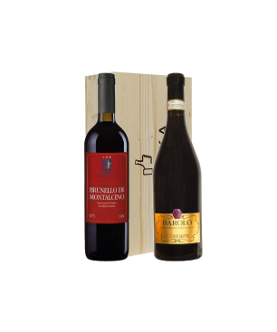 Barolo e Brunello - Cascina Botal e Casa Fiorenza [2 bot in Cassetta di Legno]