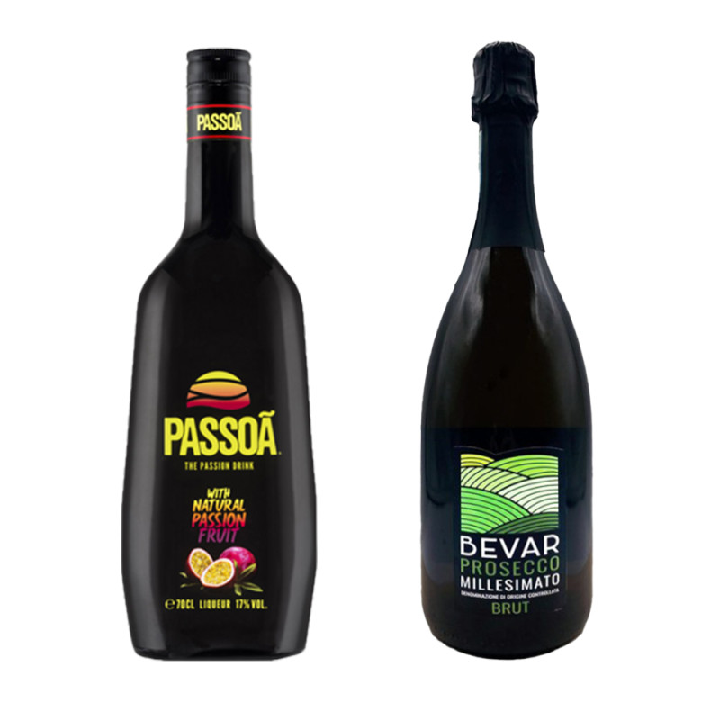 Passoa Spritz - Passoa + Prosecco Brut Bevar [2 bot.]