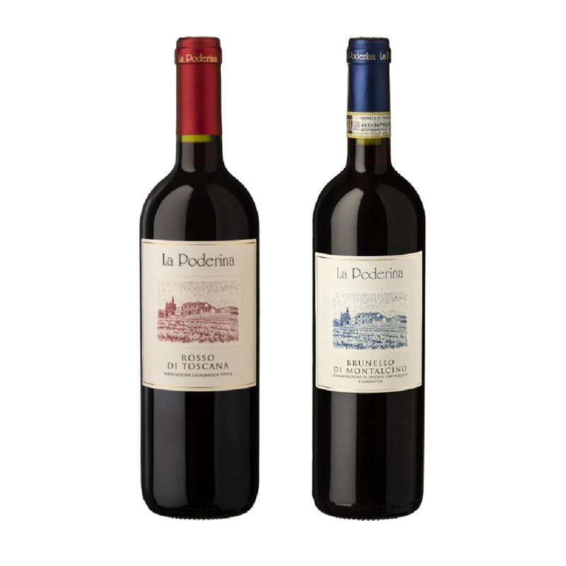 Brunello e Rosso di Montalcino - La Poderina [2 bot.]