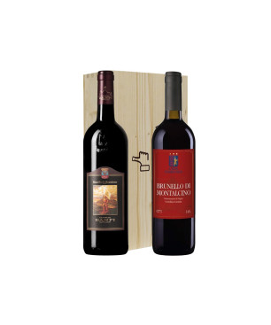 Brunello di Montalcino Duo - Banfi e Casa Fiorenza [2x bot. Cassetta di Legno]