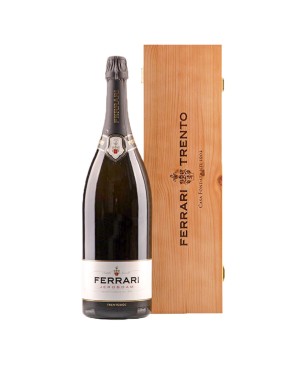 Trento DOC Jeroboam Millesimato 2017 - Ferrari [Jeroboam, 3 Lt in Cassetta di Legno]