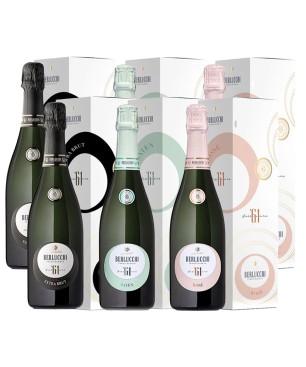 Franciacorta '61 Saten, Extra Brut e Rosé - Berlucchi [6 bot. Astucciate]