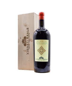 Primitivo di Manduria DOC Gloria 2021 - Vigneti Reale [Magnum, Cassetta Legno]