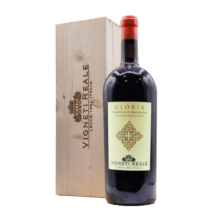 Primitivo di Manduria DOC Gloria 2021 - Vigneti Reale [Magnum, Cassetta Legno]