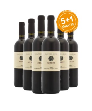 Merlot Lazio IGT - Campo dei Cesari [5+1 gratis]